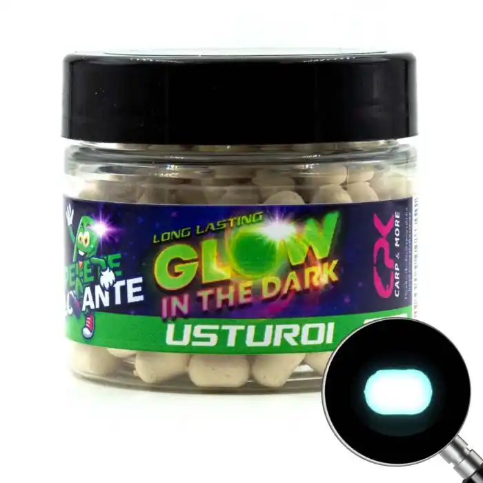Merkproduct CPK Floating Feeder Pellet Hookbaits Glow in The Dark Garlic 6 mm 20gr